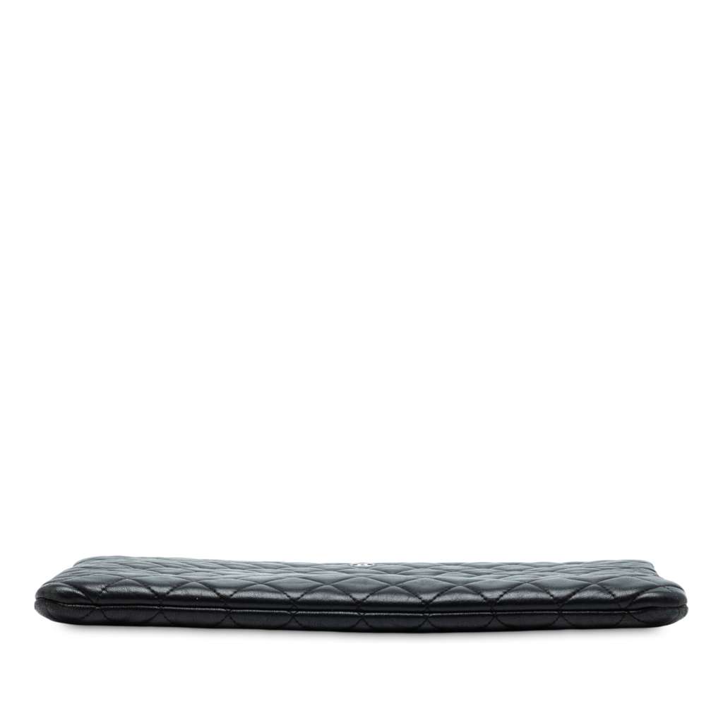 Chanel Large CC Quilted Lambskin O Case Clutch - 3