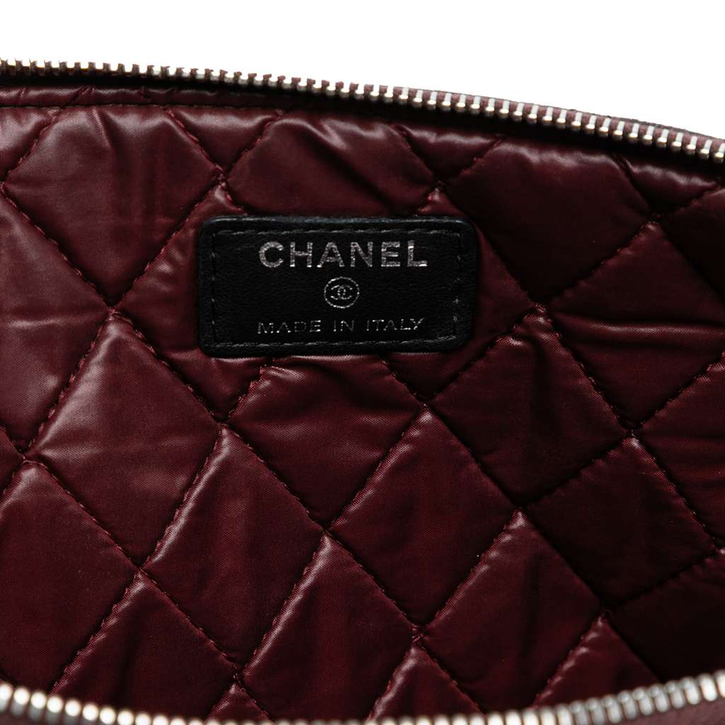 Chanel Large CC Quilted Lambskin O Case Clutch - 5