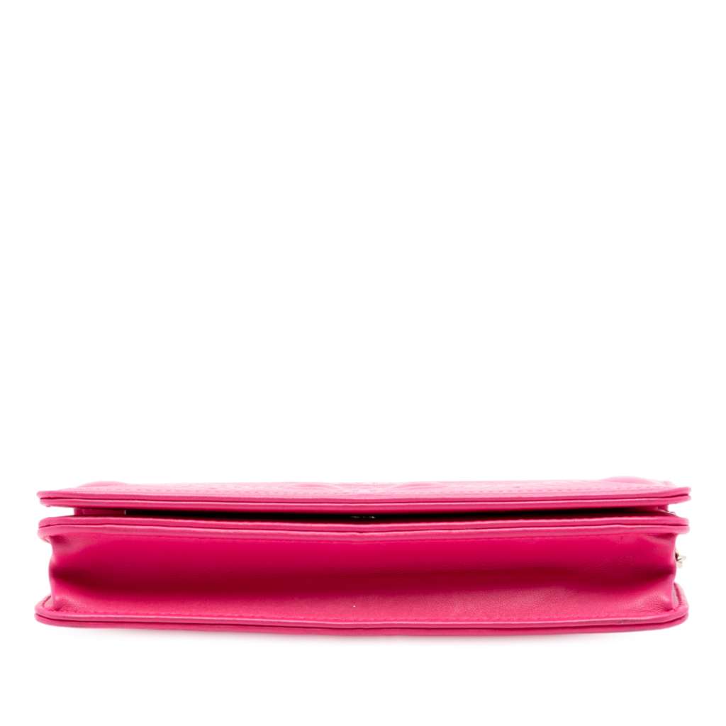 Chanel Quilted Lambskin Korean Garden Wallet on Chain - 3