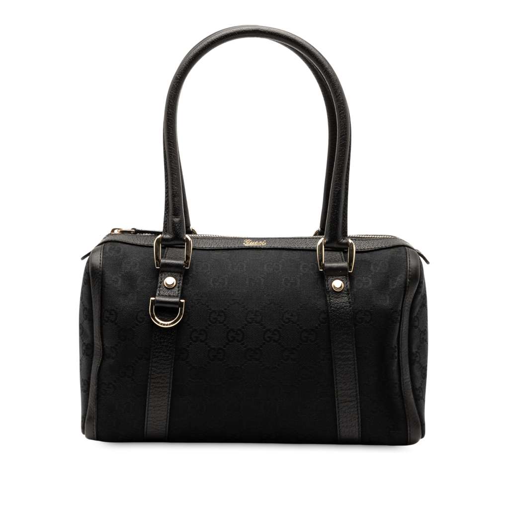 Gucci GG Canvas Abbey D Ring Boston Bag