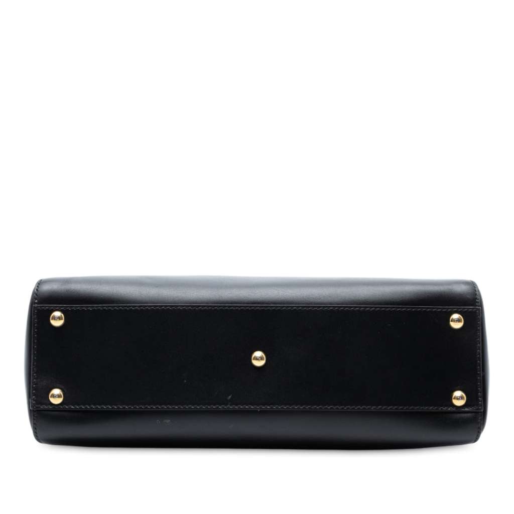 Fendi Medium Shiny Nappa Peekaboo Iconic Satchel - 3