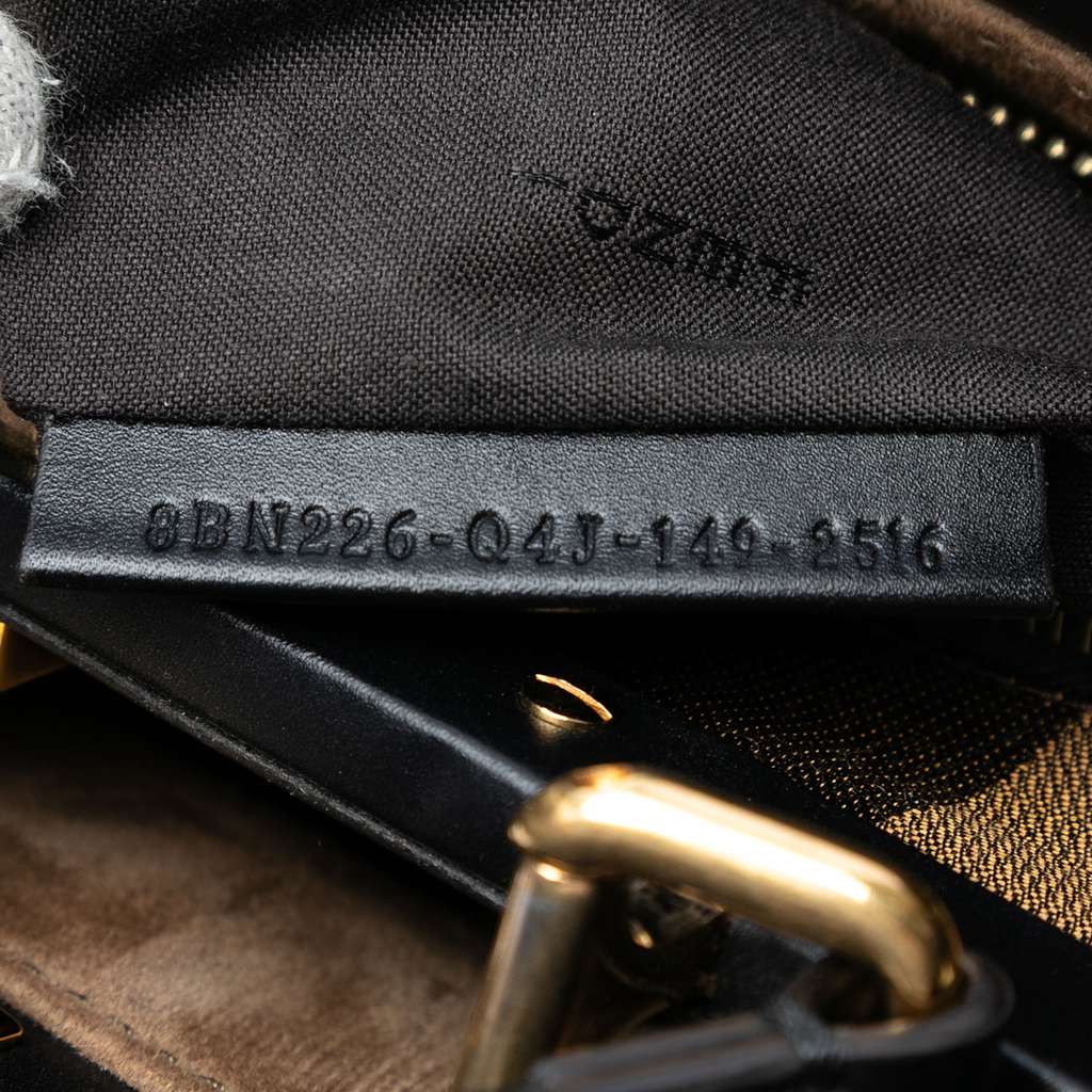 Fendi Medium Shiny Nappa Peekaboo Iconic Satchel - 5