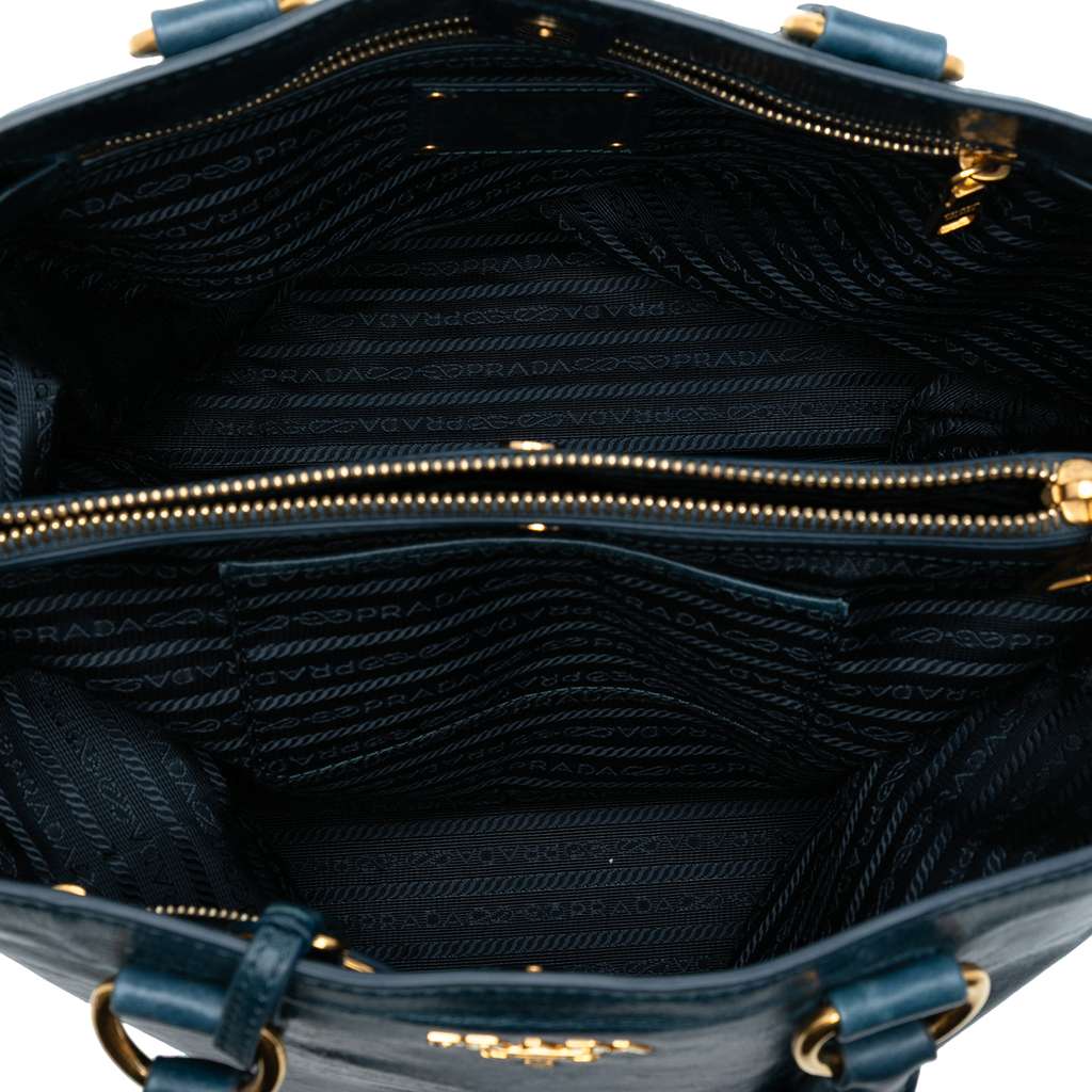 Prada Vitello Shine Satchel - 4