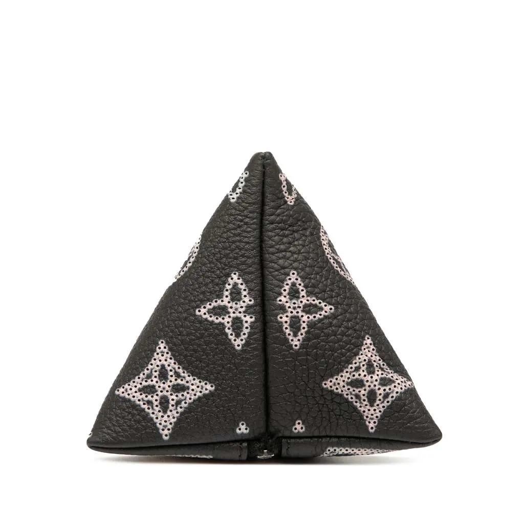 Louis Vuitton Monogram Mahina Berlingo Key Pouch Black Leather Very good - Inside View