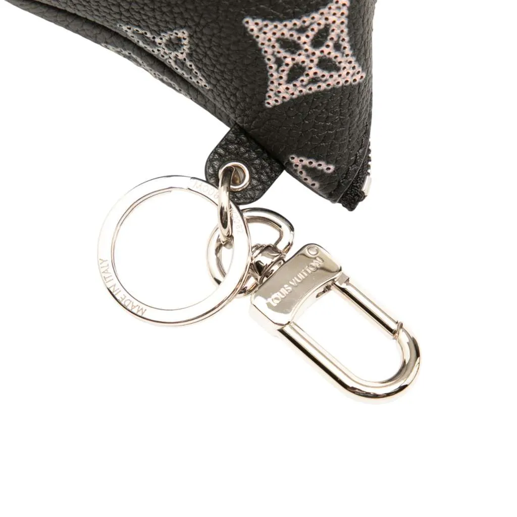 Louis Vuitton Monogram Mahina Berlingo Key Pouch Black Leather Very good - Box View