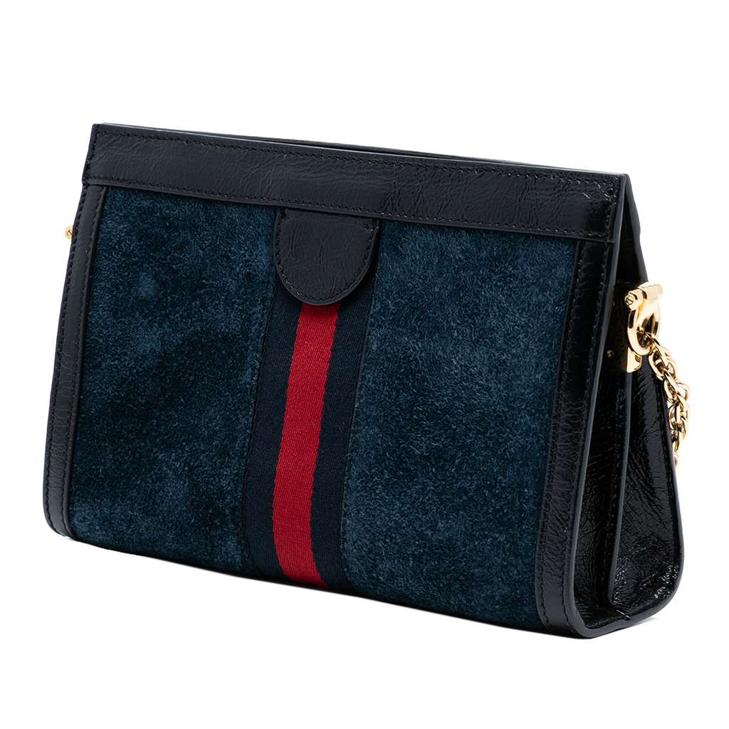 Gucci Small Suede Ophidia Chain Crossbody - 2