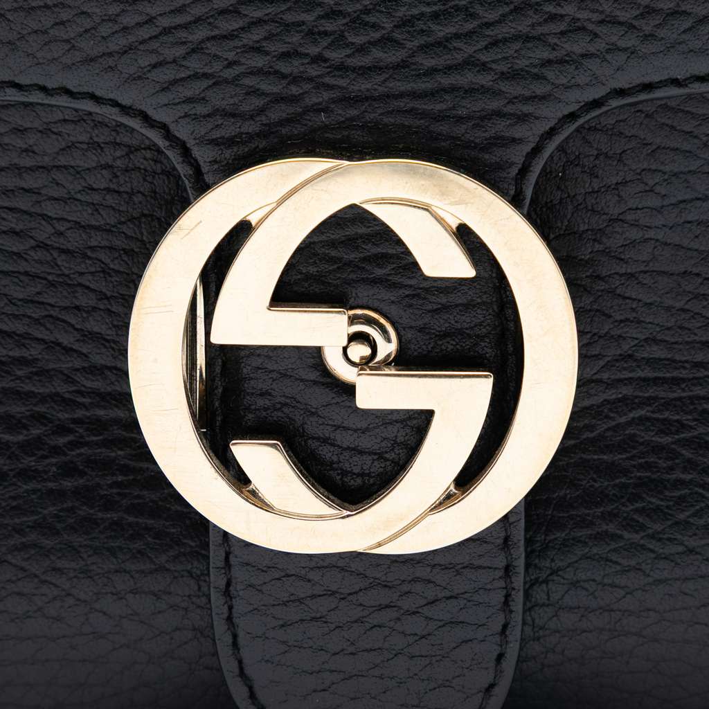 Gucci Small Dollar Calf Interlocking G Satchel - 5