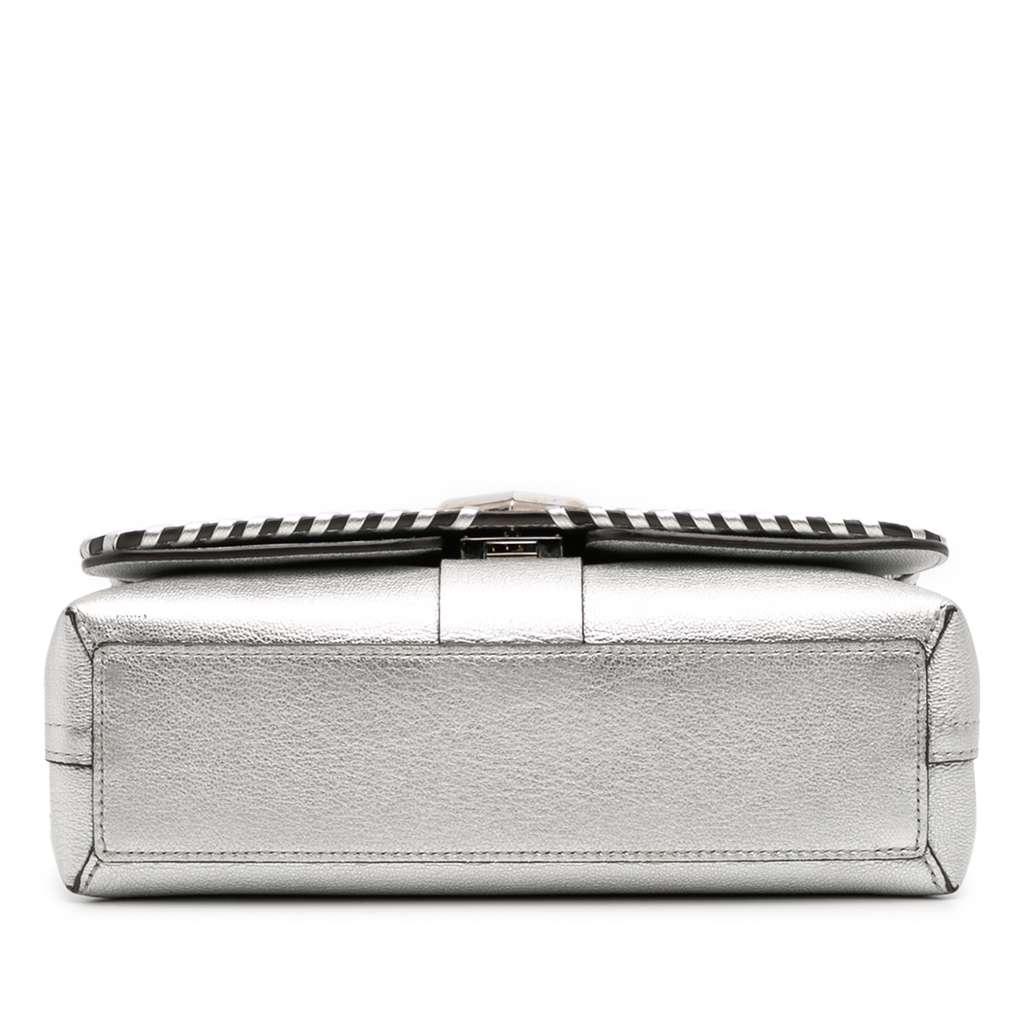 Louis Vuitton Metallic Cuir Plume Ecume Very Chain Bag - 3