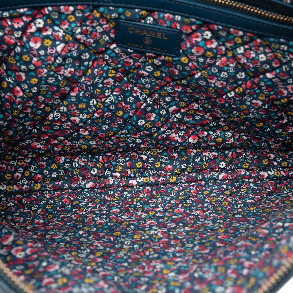 Chanel Large Quilted Lambskin La Habana O Case Clutch - 4