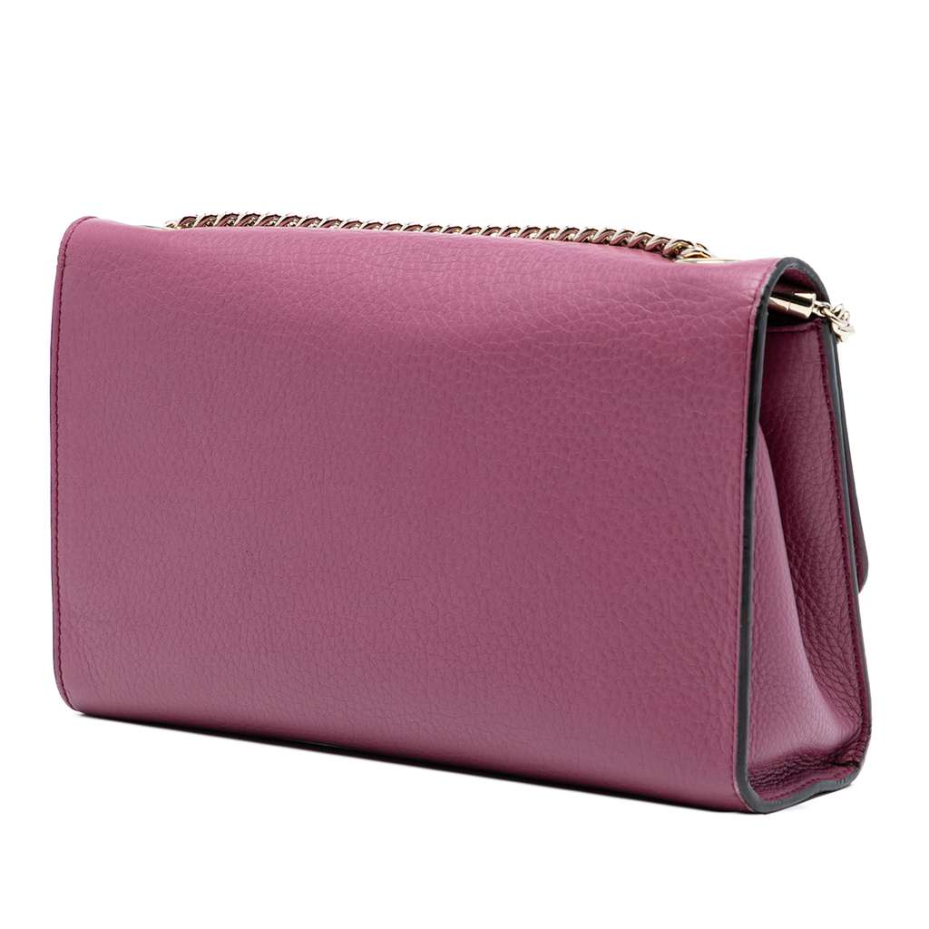 Gucci Medium Leather Miss Bamboo Crossbody - 2