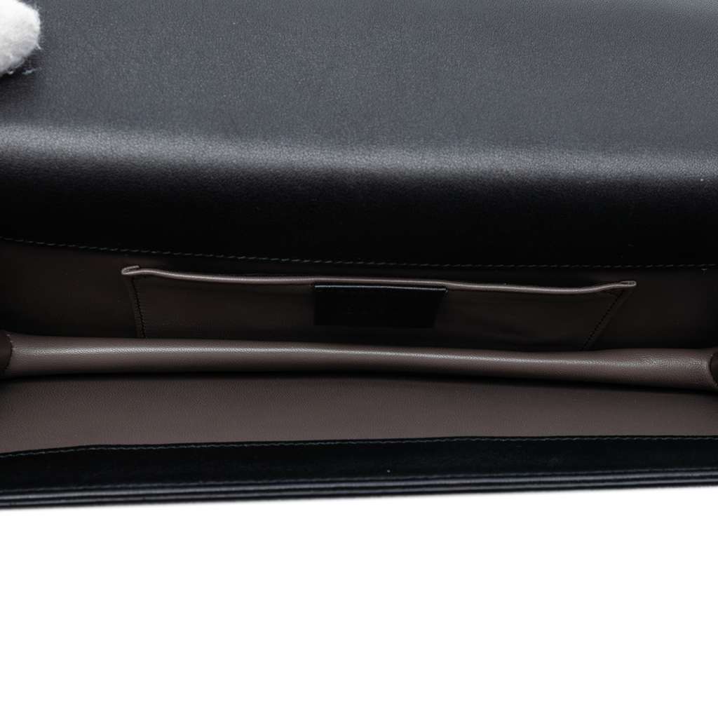 Gucci Suede Broadway Crystal Clutch - 4