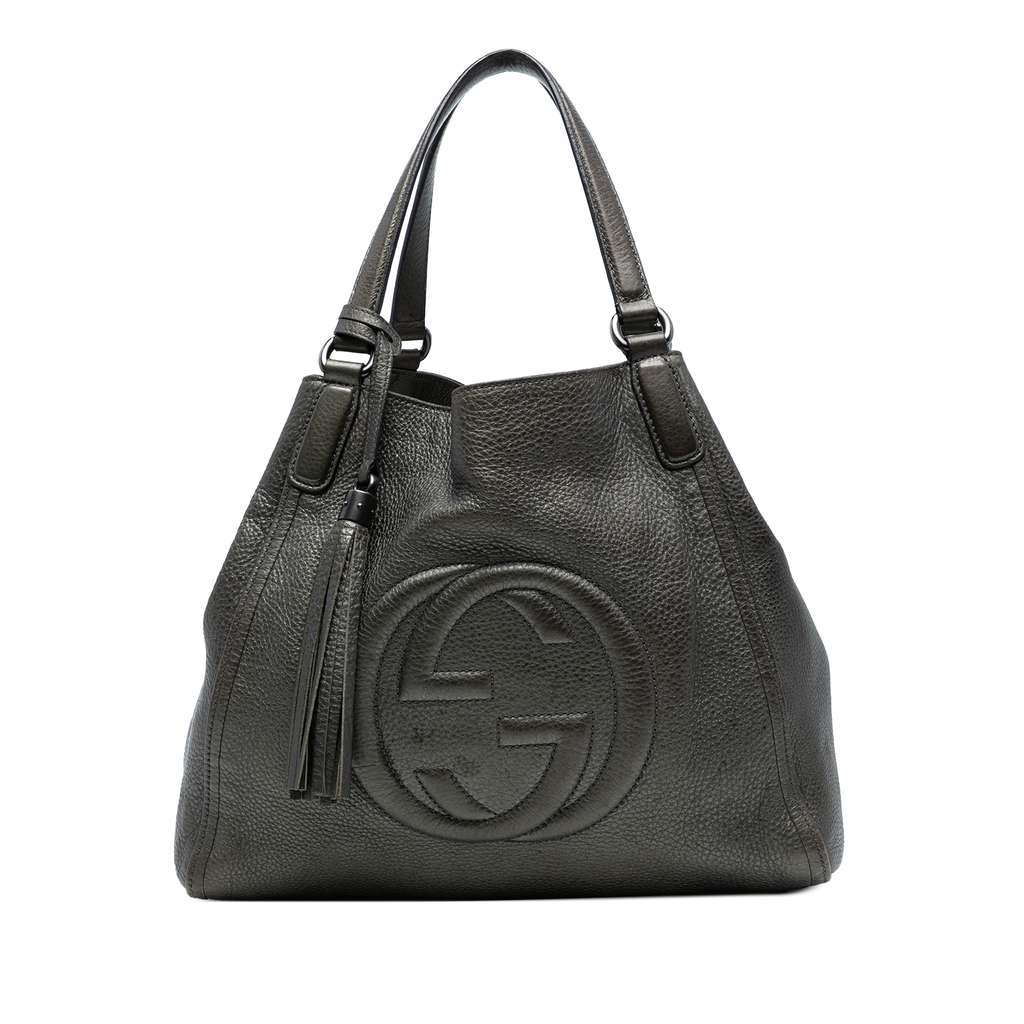 Gucci Medium Leather Soho Cellarius Tote