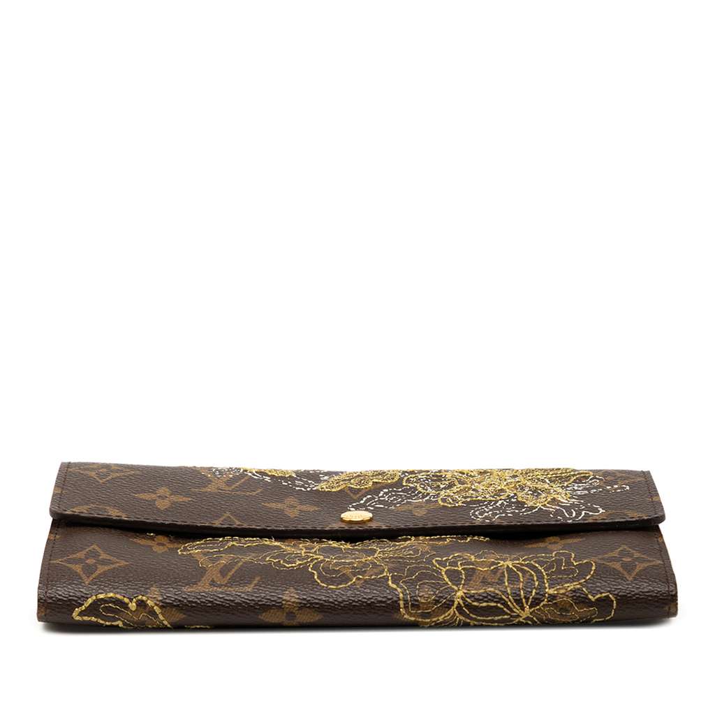 Louis Vuitton Monogram Dentelle Sarah Long Wallet - 3