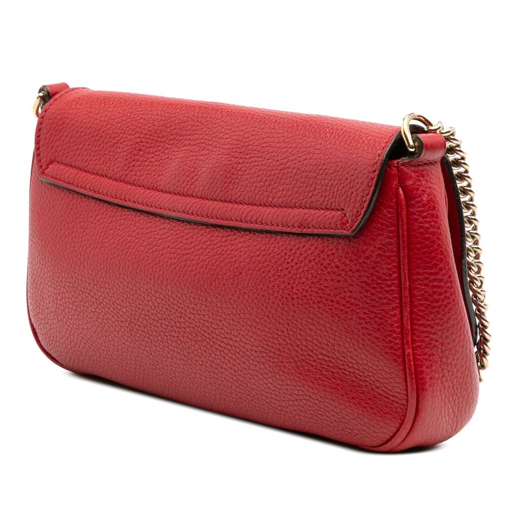 Gucci Medium Leather Soho Chain Flap Crossbody - 2
