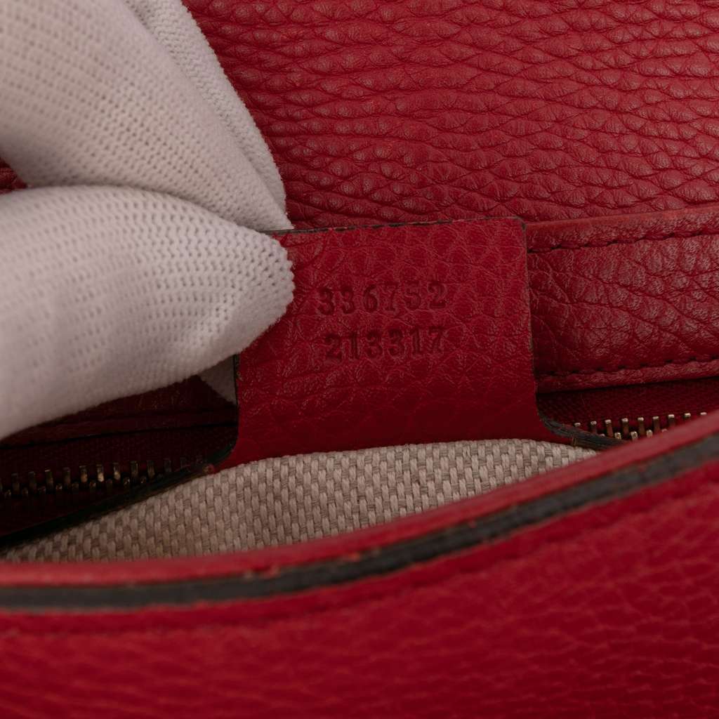 Gucci Medium Leather Soho Chain Flap Crossbody - 5