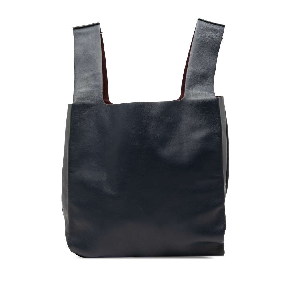 Valentino Reversible Leather Shopper Tote