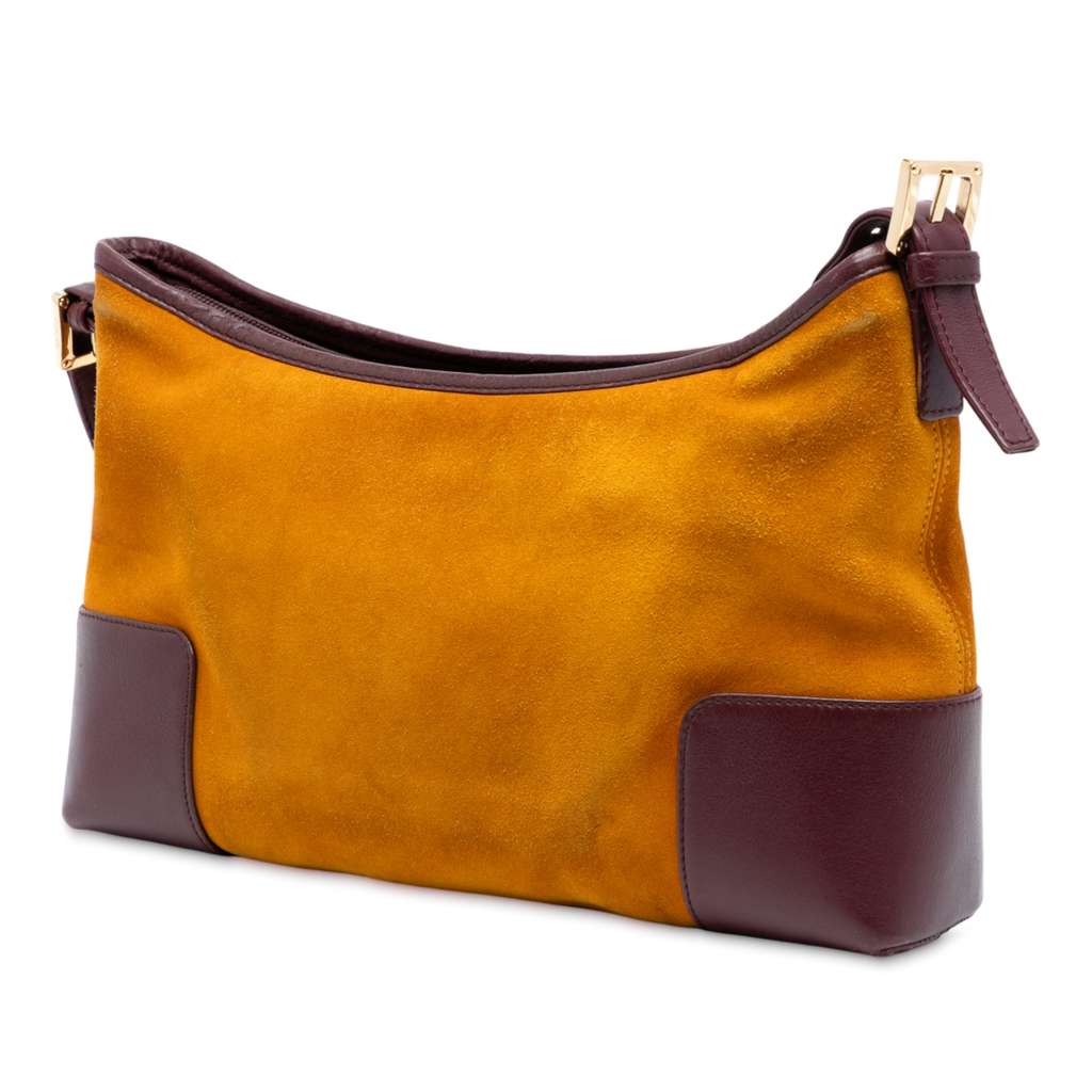 Loewe Anagram Suede Shoulder Bag - 2
