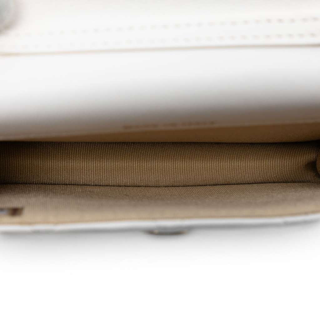 Chanel Mini CC Quilted Lambskin Pearl Crush Pouch with Chain - 4