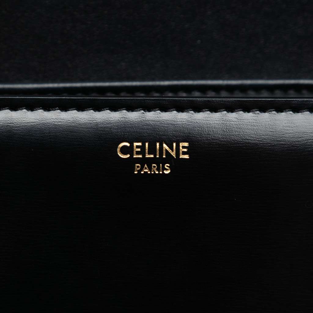 Celine Teen Shiny Calfskin Triomphe Crossbody - 5