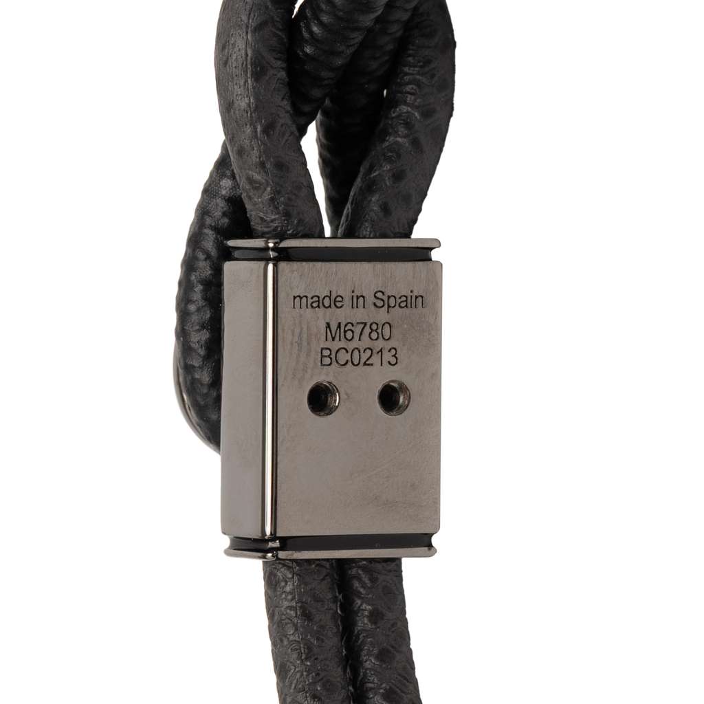 Louis Vuitton Monogram Eclipse Taiga Loop It Bracelet - 4