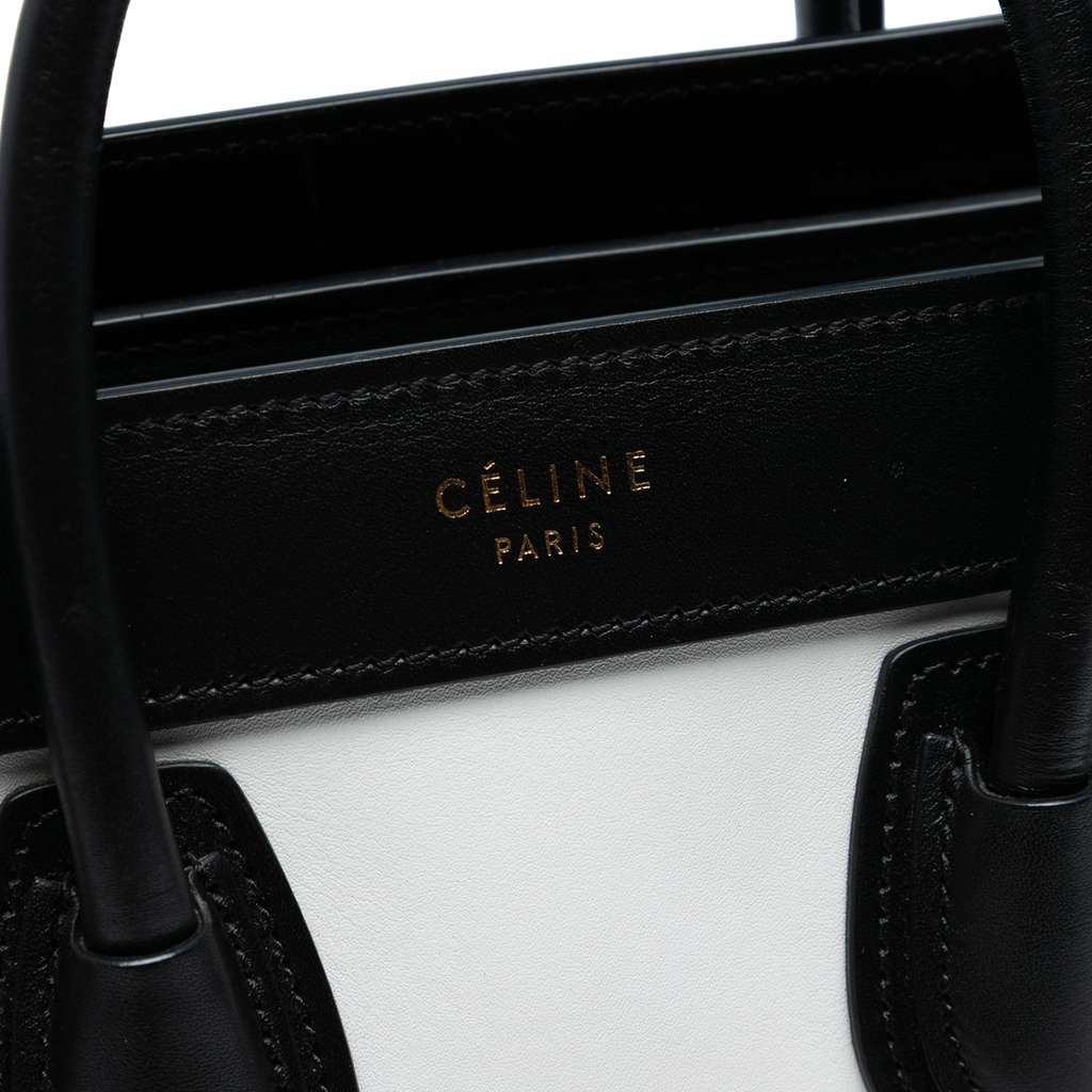 Celine Nano Tricolor Leather Luggage Tote - 5