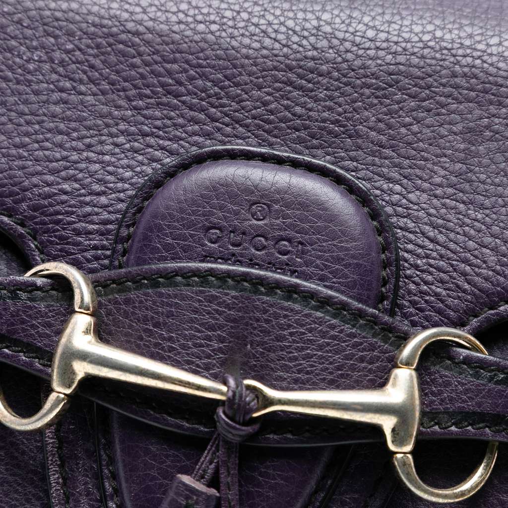 Gucci Large Leather Emily Shoulder Bag - 5