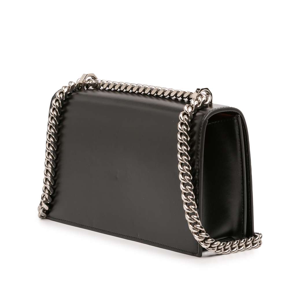 Alexander Mcqueen Mini Leather Sculptural Four Ring Crossbody - 2