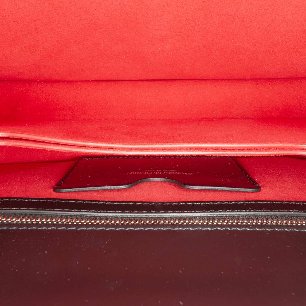 Alexander Mcqueen Mini Leather Sculptural Four Ring Crossbody - 4