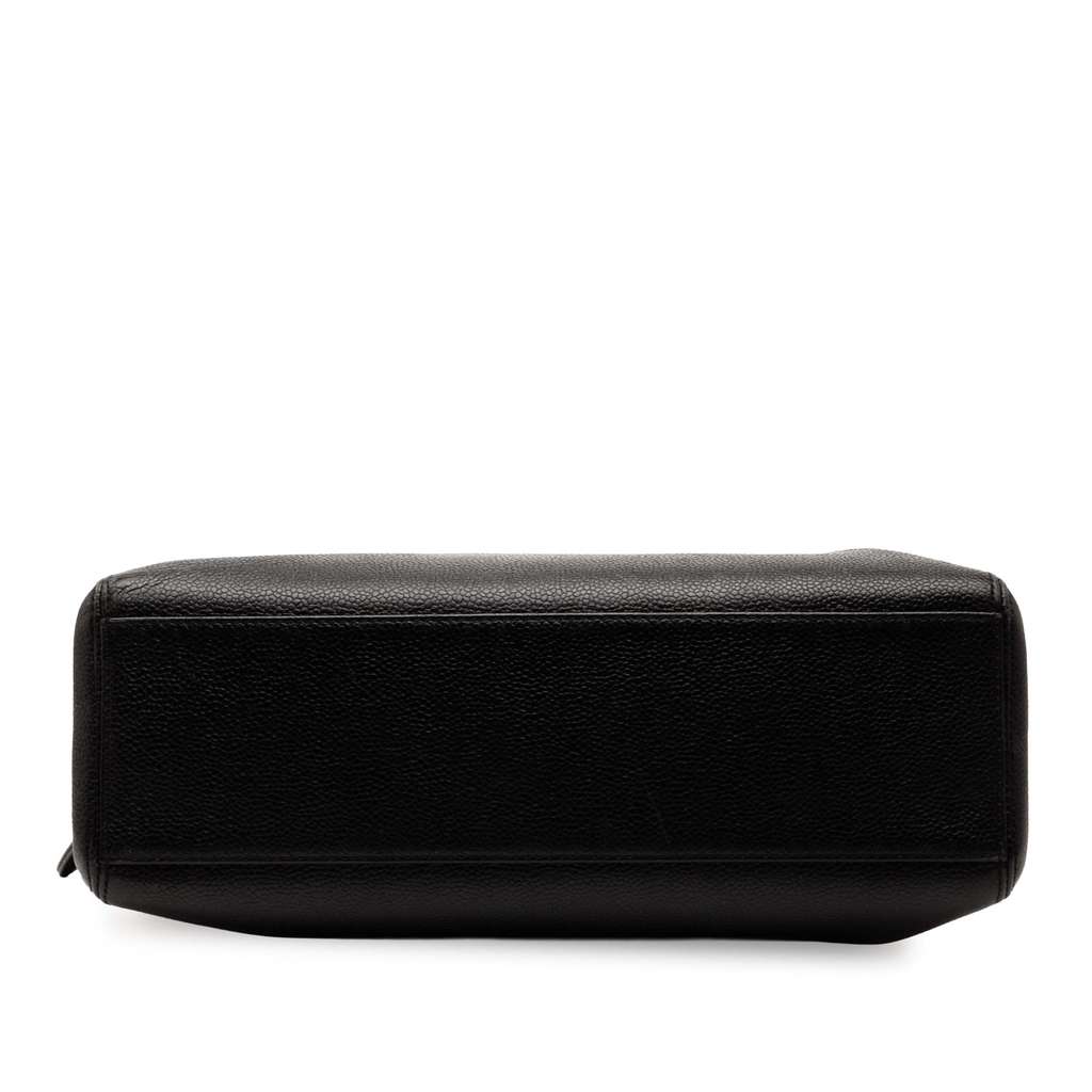 Chanel Caviar Logo Chain Tote - 3