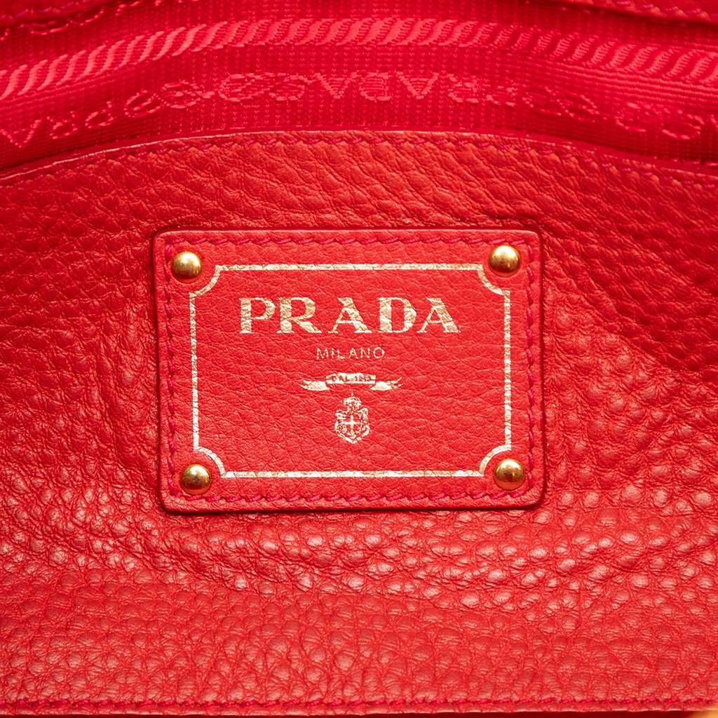 Prada Vitello Daino Bauletto Bag - 5