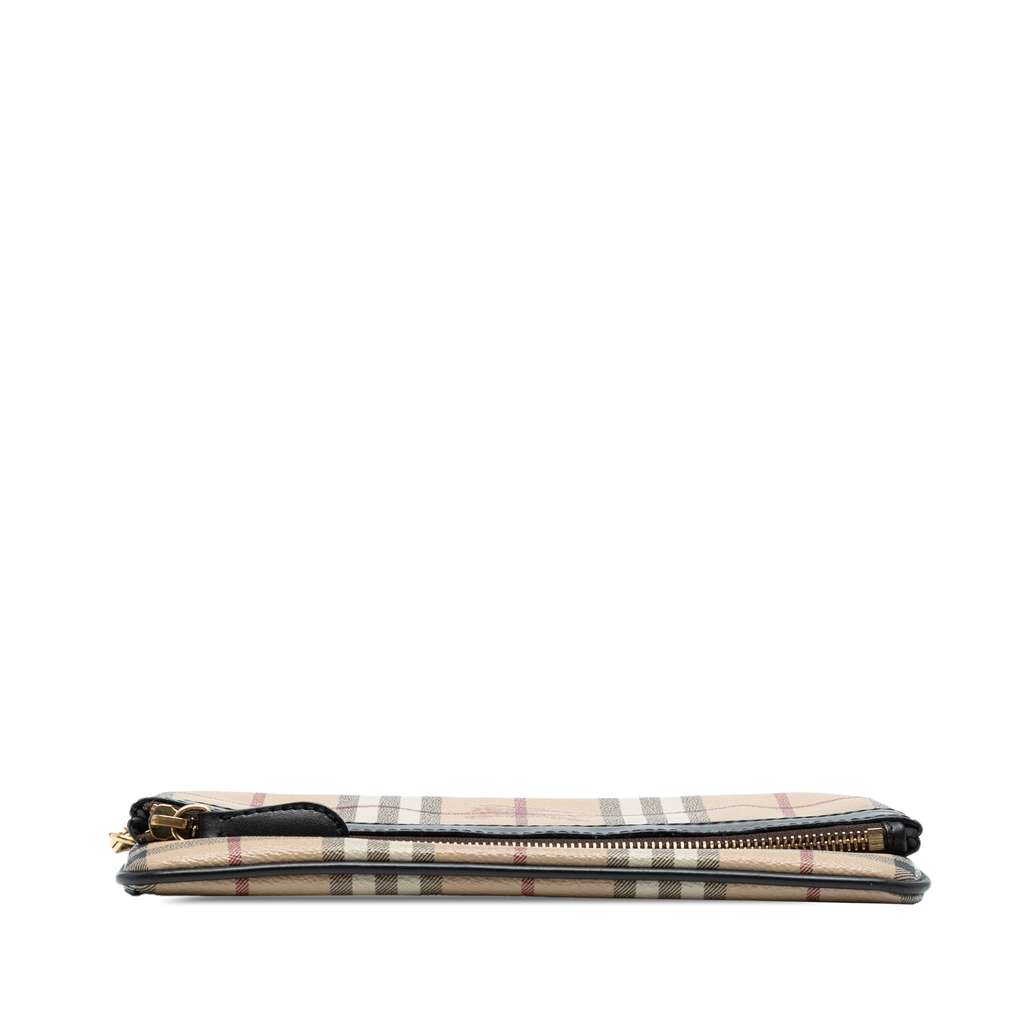 Burberry Haymarket Check Coated Canvas Adeline Fold over Clutch - 3