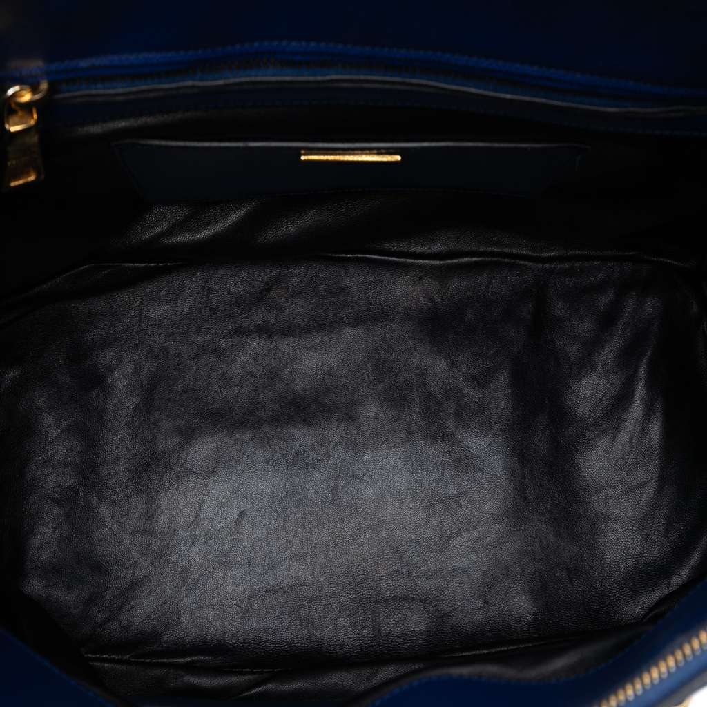 Prada Saffiano Turnlock Double Zip Studded Tote - 4