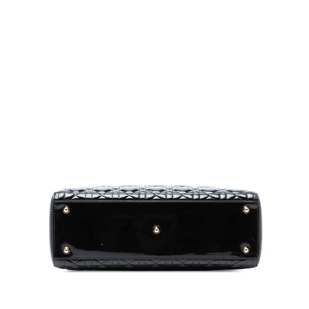 Dior Large Patent Cannage Lady Dior - 3