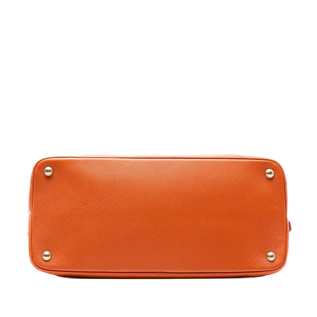 Prada Saffiano Cuir Triple Zip Dome Top Handle Bag - 3