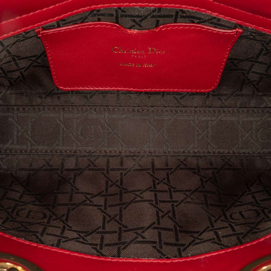 Dior Medium Lambskin Cannage Lady D Joy - 4