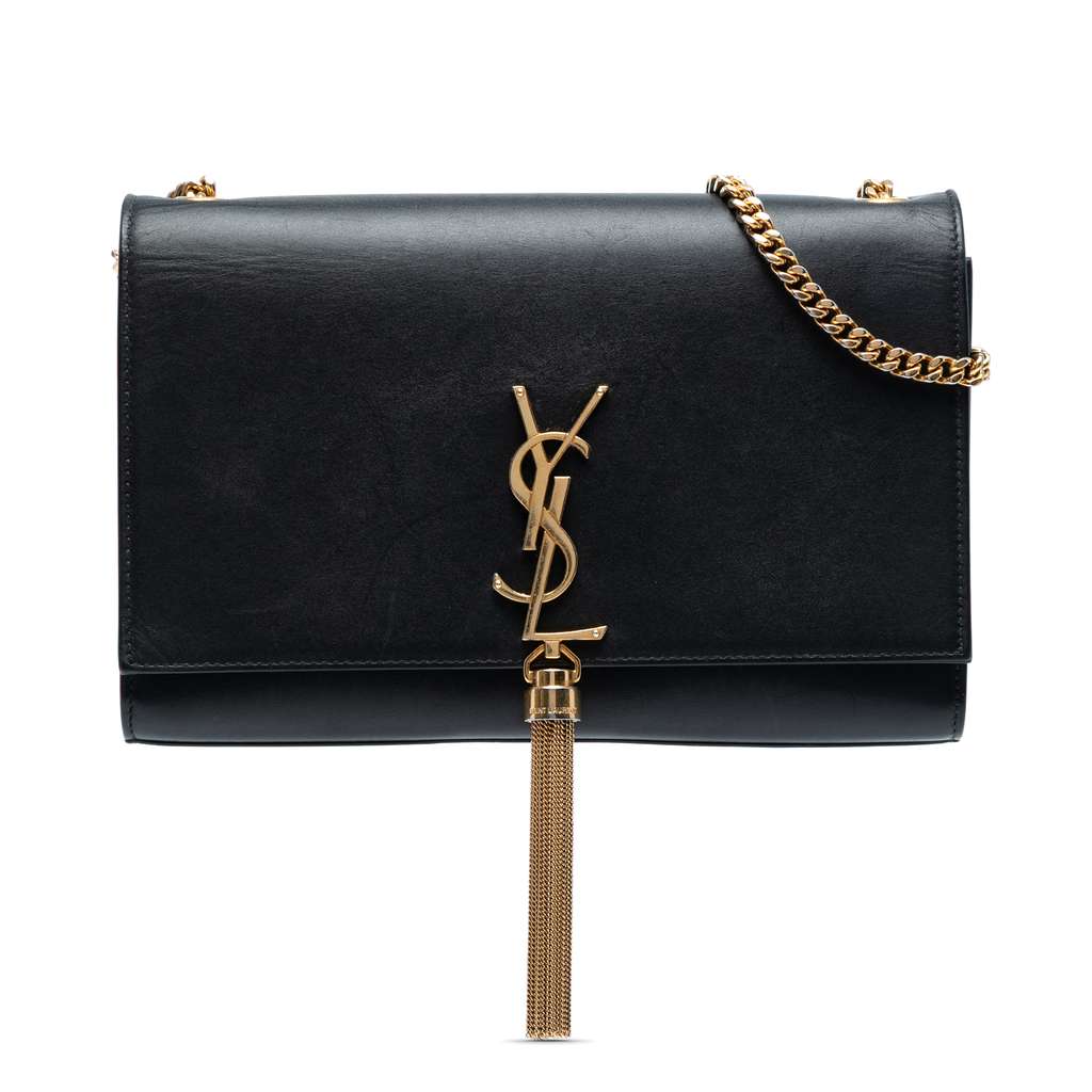 Saint Laurent Medium Smooth Calfskin Classic Monogram Kate Tassel Crossbody