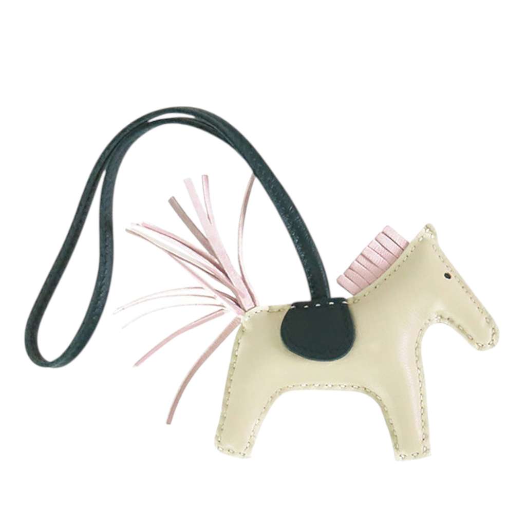 Hermès Milo Lambskin Grigri Rodeo Horse Bag Charm PM - 2