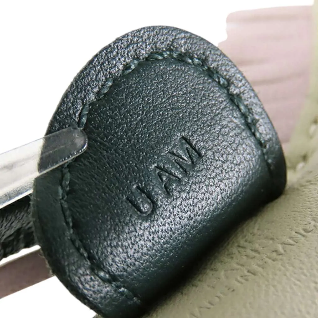 Hermès Milo Lambskin Grigri Rodeo Horse Bag Charm PM White Leather Good - Model View