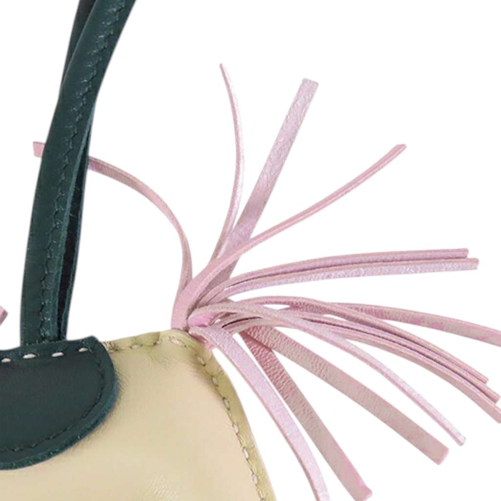 Hermès Milo Lambskin Grigri Rodeo Horse Bag Charm PM - 5