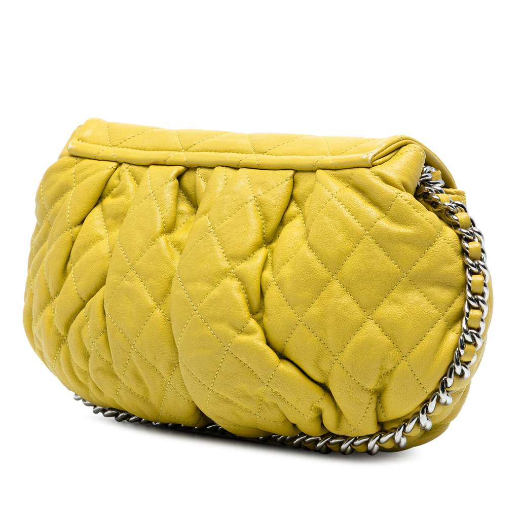 Chanel CC Quilted Lambskin Chain Around Flap - 2