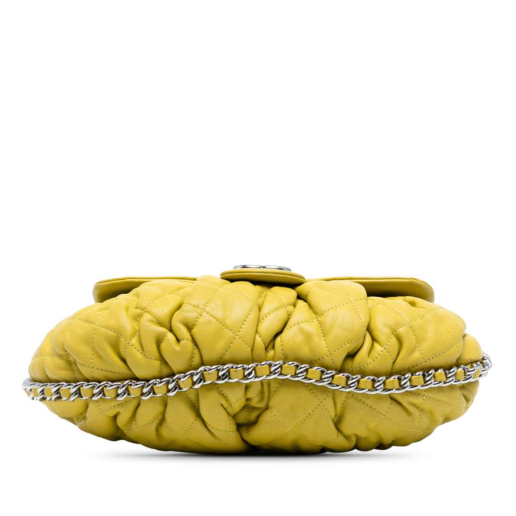 Chanel CC Quilted Lambskin Chain Around Flap - 3