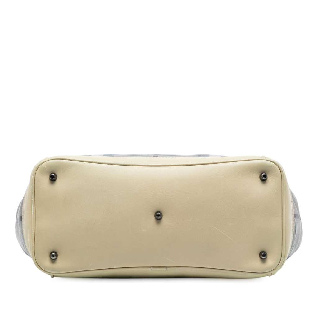 Burberry Smoked Check Coated Canvas Handbag - 3
