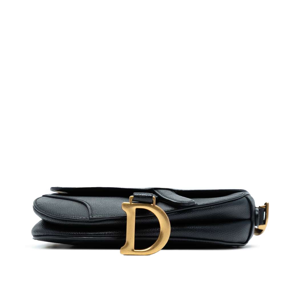 Dior Mini Grained Calfskin Saddle Bag - 3