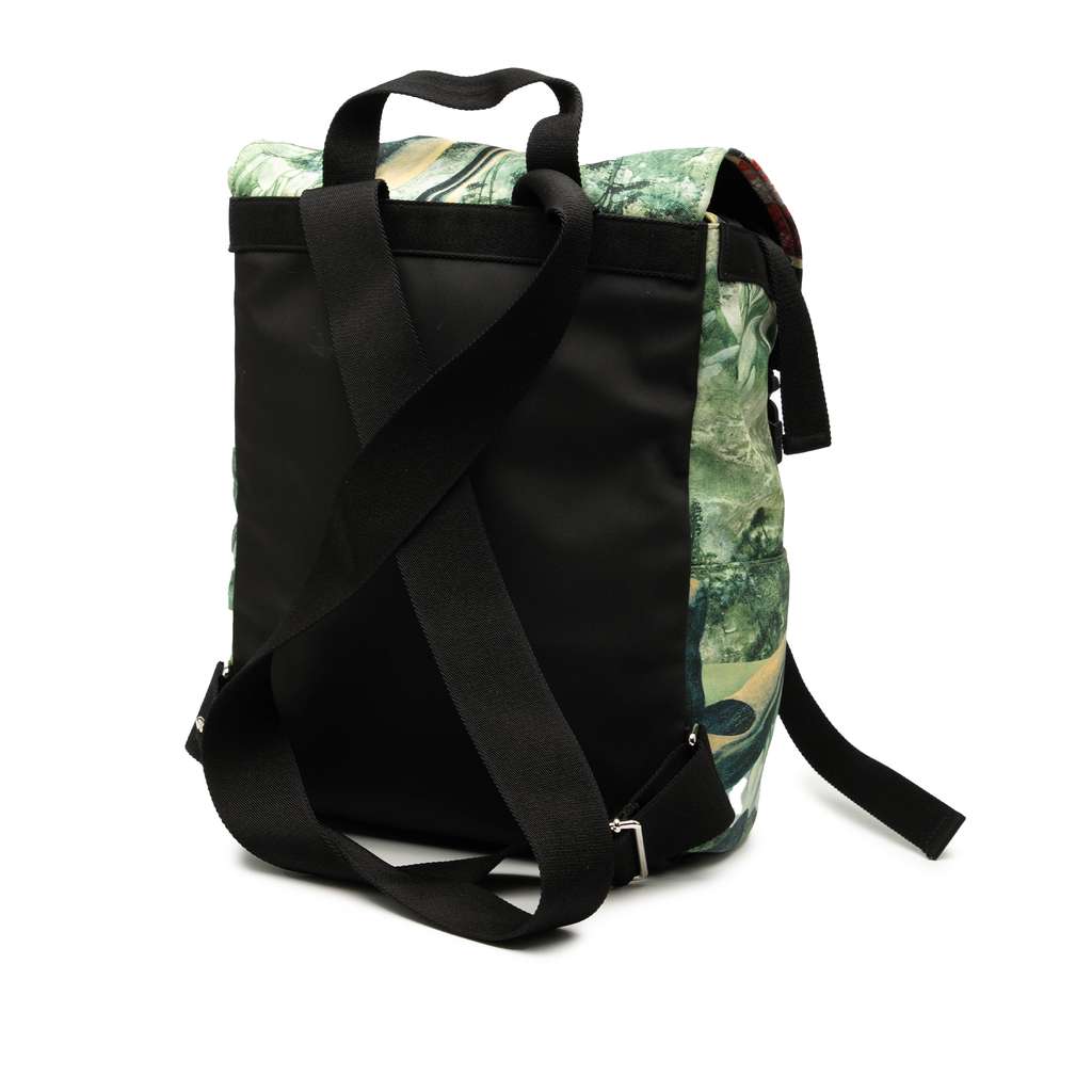 Valentino Roger Dean Red Dragon Nylon Backpack - 2