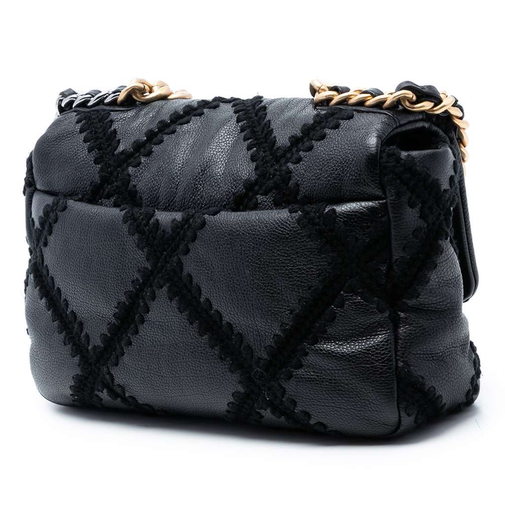 Chanel Medium Crochet Calfskin 19 Flap - 2