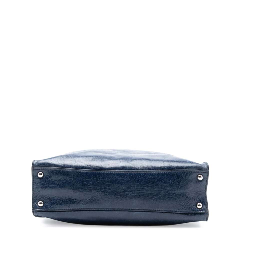 Miu Miu Bicolor Goatskin Madras Satchel - 3