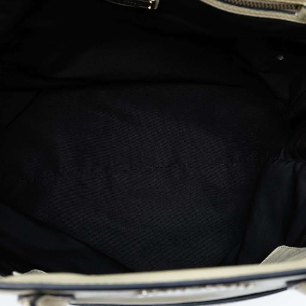 Miu Miu Bicolor Goatskin Madras Satchel - 4