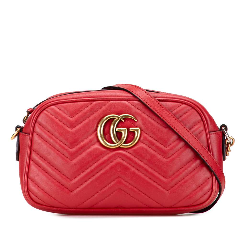 Gucci Small GG Marmont Matelasse Leather Crossbody