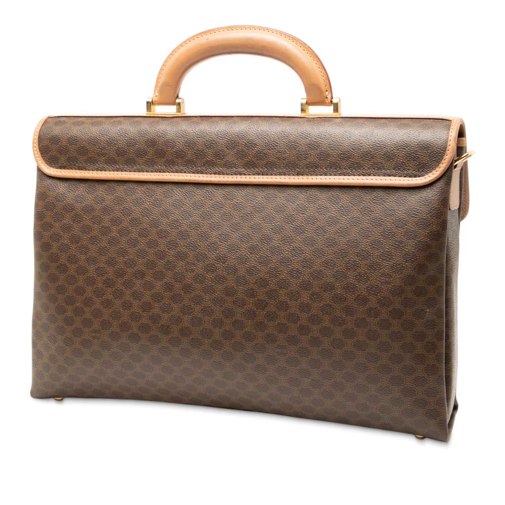 Celine Macadam Coated Canvas Business Bag - 2