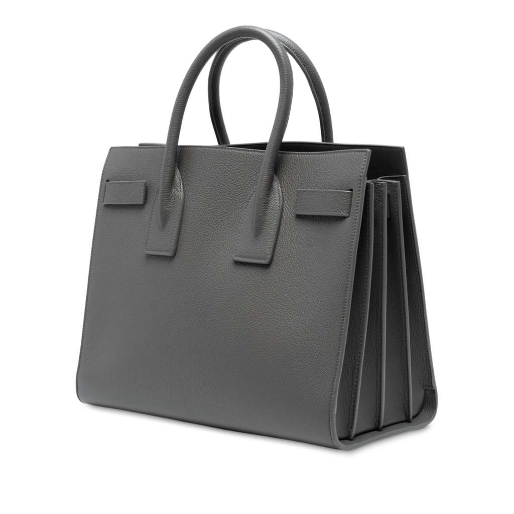 Saint Laurent Small Grained Calfskin Sac De Jour Satchel - 2